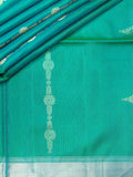 Soft Silk Tripura Pattu Saree Green Self Border