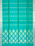 Soft Silk Tripura Pattu Saree Green Self Border