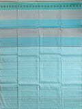 Sky Blue Tripura Pattu Soft Silk Saree with Self Blouse