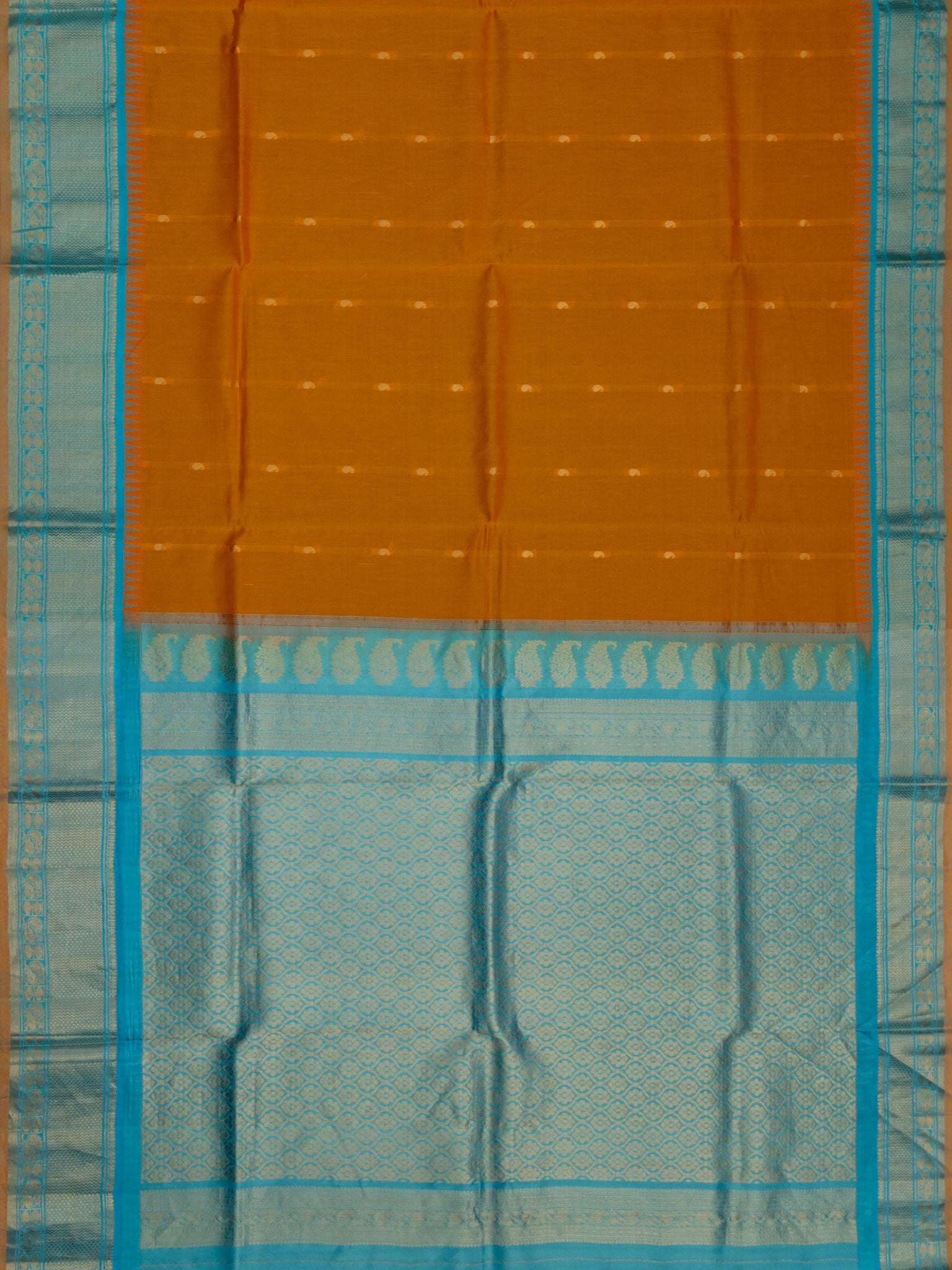 Weaves Gadwal Sikho With Contrast Border