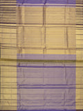Kanjeevaram Kanchi Pattu Matte Finish With Kanchi Border Matte Lilac Base Gold Zari