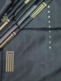Soft Silk Tripura Pattu Saree Black Self Border