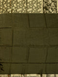 Fancy Mashroo Silk All Over Banarasi Weave Olive Green