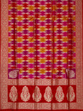 Weaves Banarasi Banarasi Rangkat Red