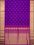 Weaves Gadwal Pattu With Contrast Border