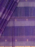 Purple Tripura Pattu Soft Silk Saree with Self Blouse Piece