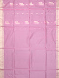 Soft Silk Tripura Pattu Saree Baby Pink Self Border