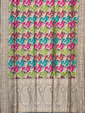Weaves Banarasi Banarasi Rangkat Black Base