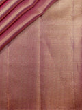 Kanjeevaram Kanchi Pattu Matte Finish Cream Matte Pink Base