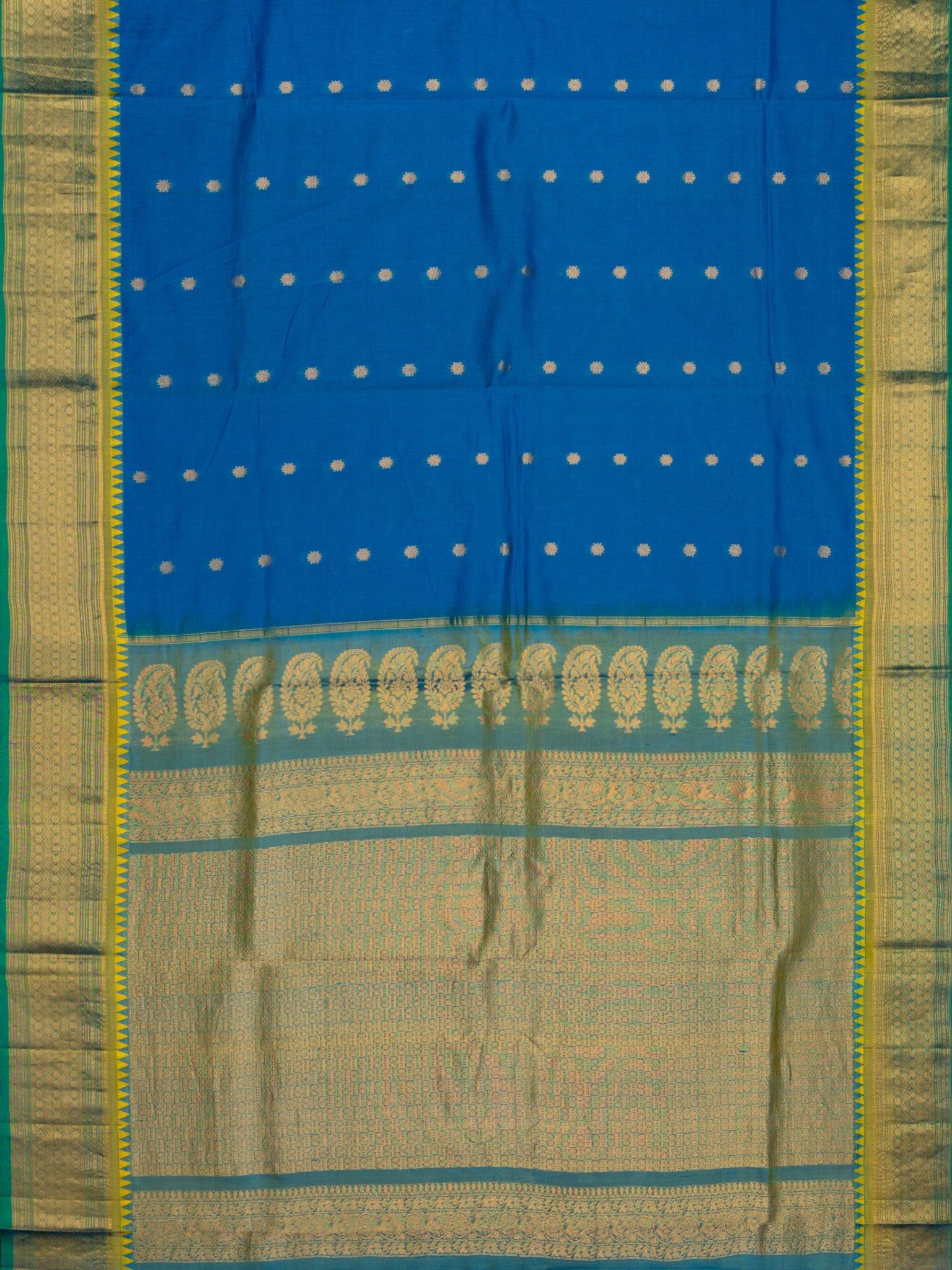 Weaves Gadwal Sikho With Contrast Border