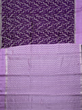 Purple And Lilac Chiniya Silk Saree With All Over Weave And Self Zari