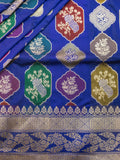 Weaves Banarasi Banarasi Rangkat Violet
