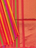 Soft Silk Tripura Pattu Saree Red Self Border