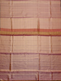 Kanjeevaram Kanchi Pattu Matte Finish Cream Matte Pink Base