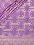 Banarasi Jaal Saree Lilac Gold Zari Unstitched