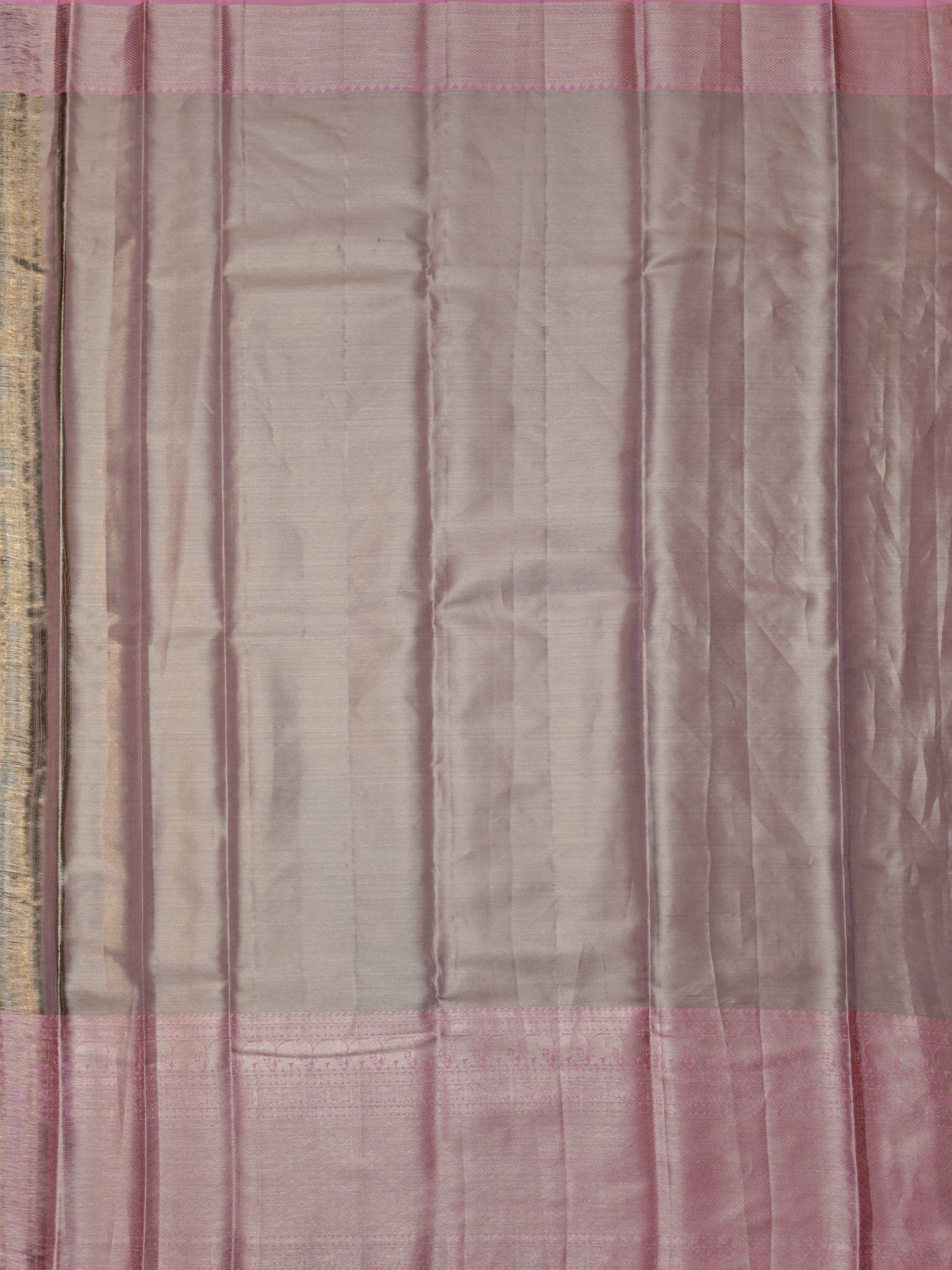 Kanjeevaram Tissue Kanchi Pattu All Over Weave Baby Pink