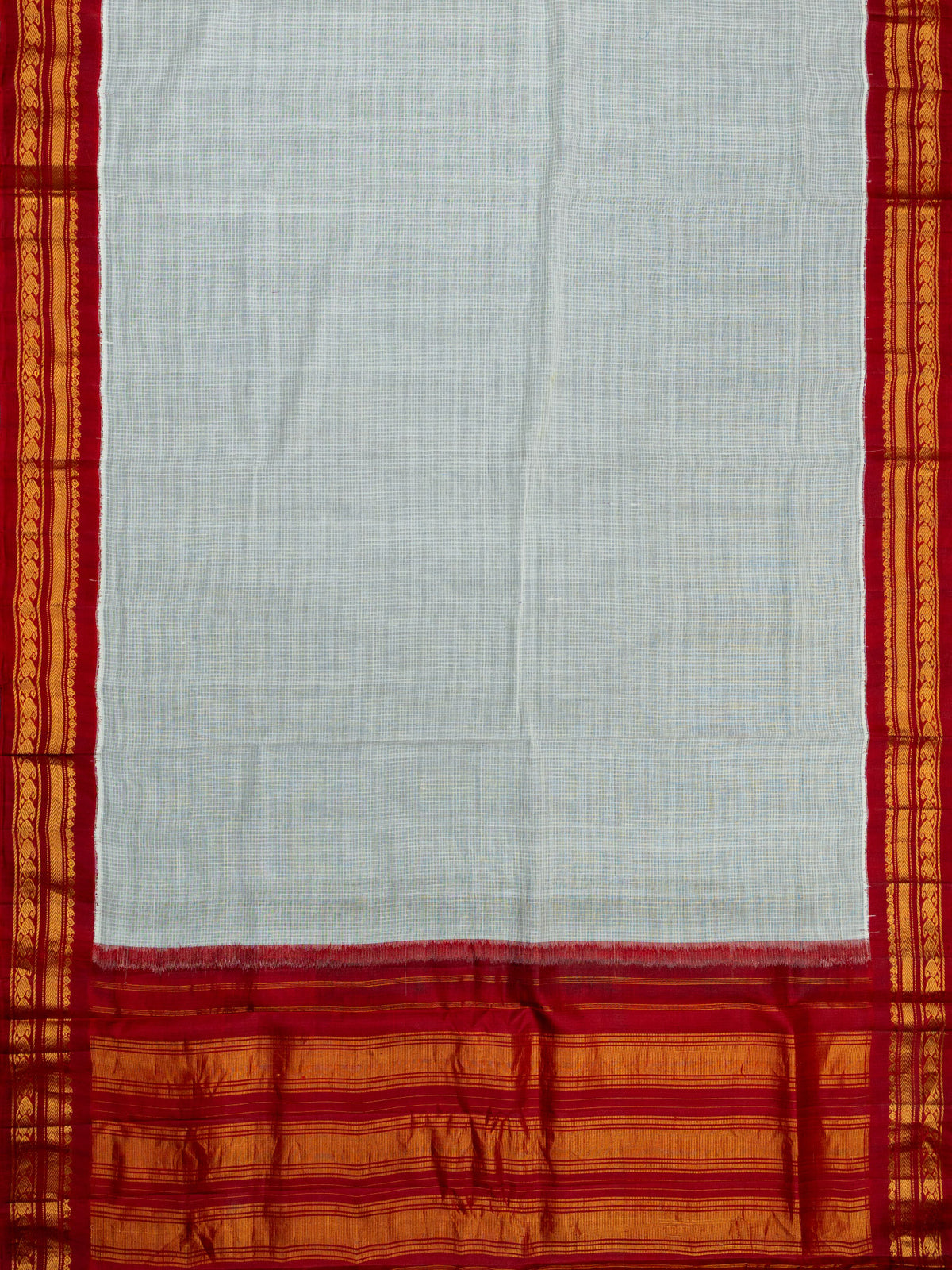 Weaves Gadwal Sikho With Contrast Border