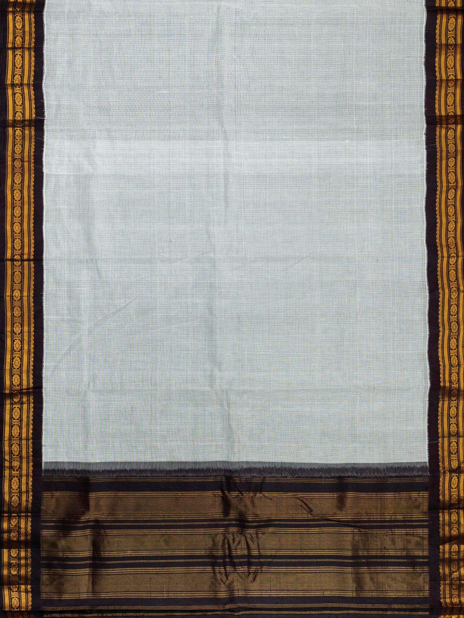Weaves Gadwal Sikho With Contrast Border