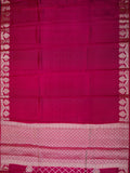 Pink Chiniya Silk Saree – All Over Silver Zari With Elegant Border