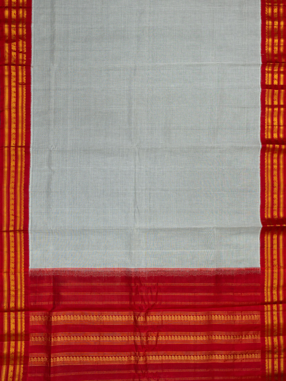 Weaves Gadwal Sikho With Contrast Border