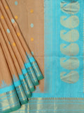 Weaves Gadwal Pattu With Temple Border With Butta