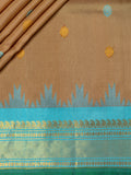 Weaves Gadwal Pattu With Temple Border With Butta