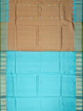 Weaves Gadwal Pattu With Temple Border With Butta