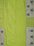 Weaves Paithani Saree With Contrast Border