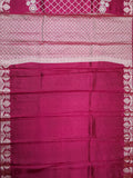 Purple Chiniya Silk Saree – All Over Gold Zari Weave With Self Border