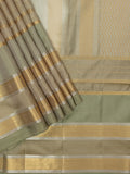 Soft Silk Tripura Pattu Saree Beige Gold Silver Zari