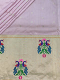 Weaves Paithani Saree With Contrast Border