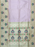 Weaves Paithani Saree With Contrast Border