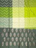 Black & Pale Blue Tripura Pattu Soft Silk Saree | Traditional Wear