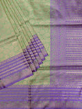 Weaves Banarasi Butta With Contrast Border
