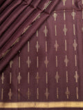 Soft Silk Tripura Pattu Saree Brown Strips