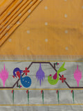 Weaves Paithani Saree With Contrast Border