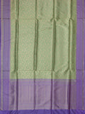 Weaves Banarasi Butta With Contrast Border