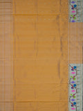 Weaves Paithani Saree With Contrast Border