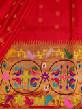 Weaves Paithani Saree With Contrast Border