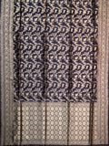 Weaves Banarasi Banarasi Jaal Dull Brown