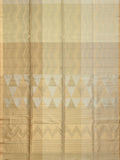 Soft Silk Tripura Pattu Saree Beige Unstitched