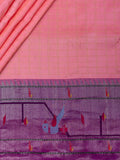 Weaves Paithani Saree With Contrast Border