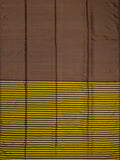Brown Tripura Pattu Soft Silk Saree with Subtle Self Design