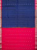 Weaves Gadwal Pattu With Contrast Border With Temple Border With Butta