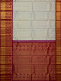 Kanjeevaram All Over Butta Gold Zari With Contrast Border (Talambralu)