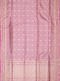 Banarasi Jaal Saree Pink Gold Zari Self Border