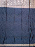 Weaves Banarasi Banarasi Jaal Navy Blue