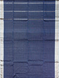 Navy Blue Tripura Pattu Soft Silk Saree with Self Unstitched Blouse