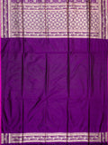 Banarasi Jaal Saree Purple Gold Zari Unstitched