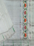 Weaves Paithani Saree With Contrast Border